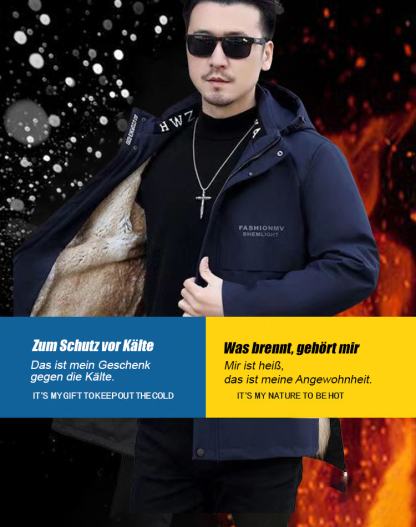 [-30 Grad Celsius kalt] Pelzmantel für Männer