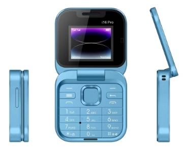 Klappbares Telefon mit Flip Button