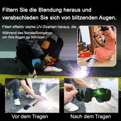 Von Ingenieuren empfohlener, multifunktionaler geteilter Schweißhelm