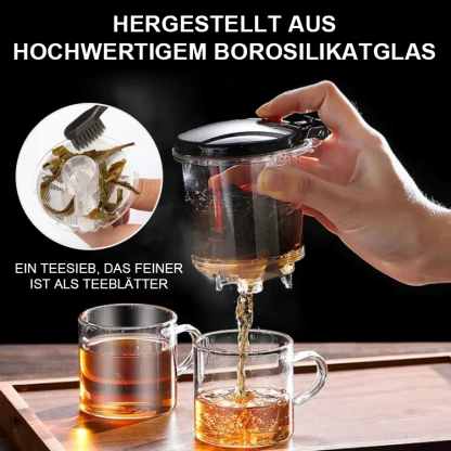 Ein-Knopf-Teeset mit Filterfunktion