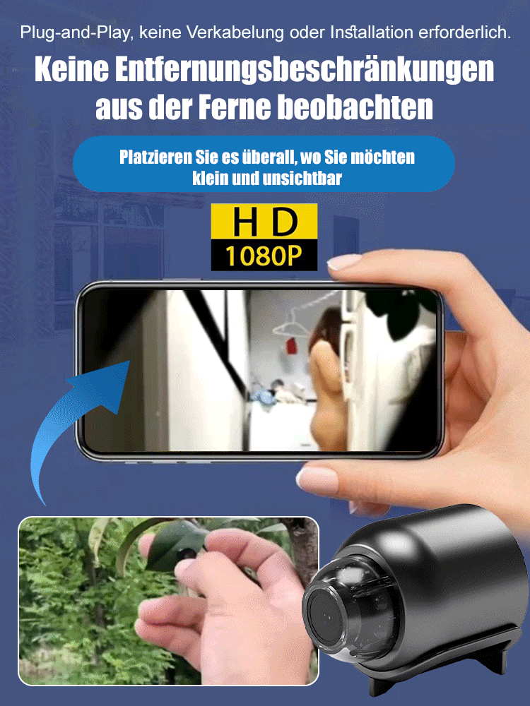 Ultra-mini-HD-Überwachungskamera für den Heimgebrauch mit Kabel💞