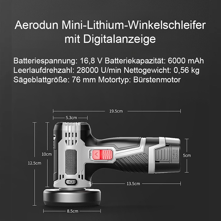 Multifunktionaler Winkelschleifer, von Ingenieuren wärmstens empfohlen🔧