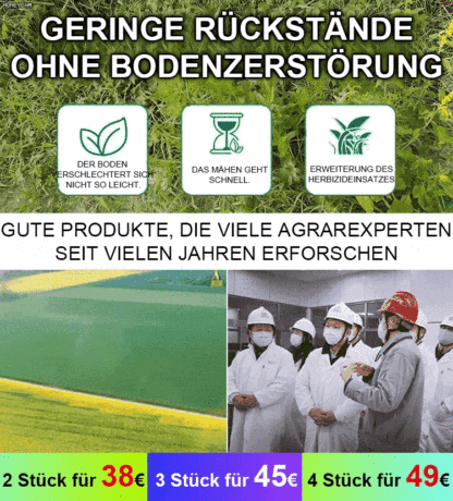 🌿Das wirksamste Herbizid, entwickelt vom Institut für Agrarwissenschaften der Universität München