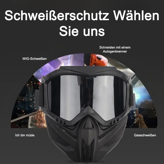 Von Ingenieuren empfohlener, multifunktionaler geteilter Schweißhelm