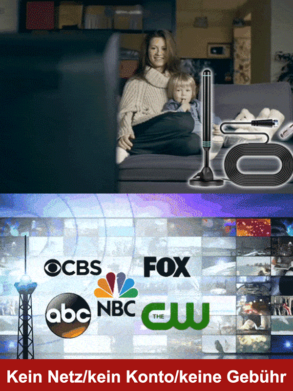 Innenantenne für hochauflösendes Digitalfernsehen