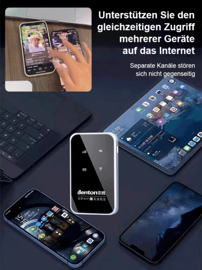 Ein Muss für unterwegs, ein tragbares WLAN-Internet-Tool, kostenloser Internetzugang