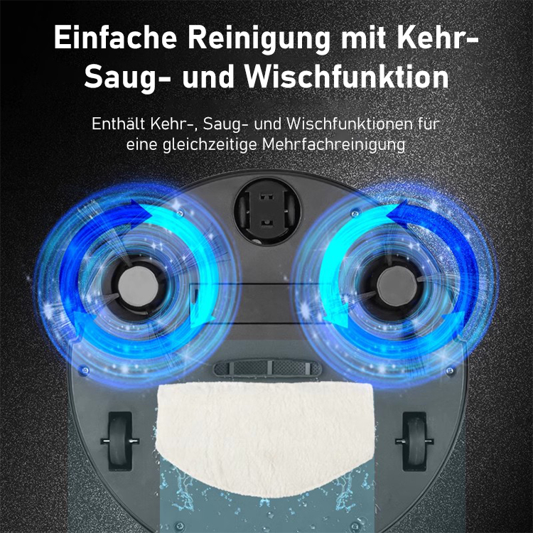 Intelligenter Kehrroboter mit einer Sterilisationsrate von bis zu 99,9 % und geringem Dezibelgeräusch😍
