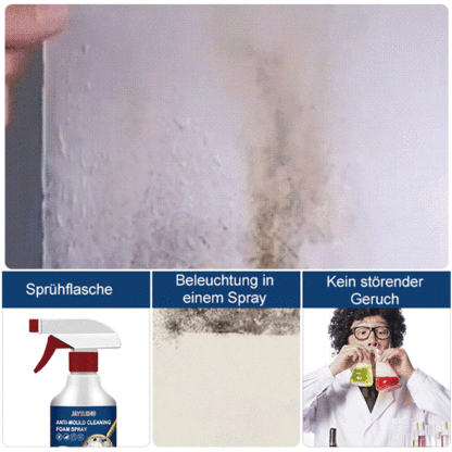 Schimmelentfernungsspray, beseitigt Schimmel in 3 Sekunden