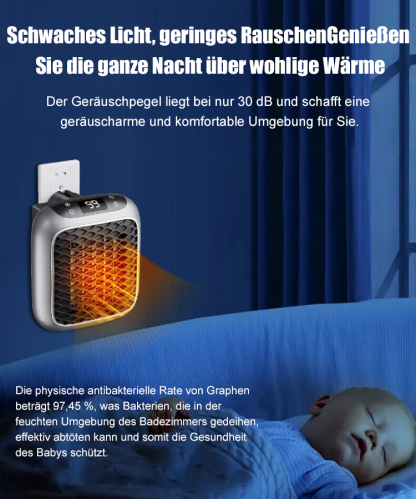 Wandmontierter Heimheizkörper