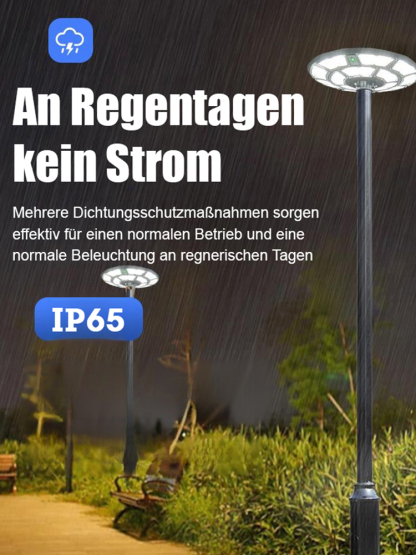 Integriertes Solar-UFO Gartenlicht