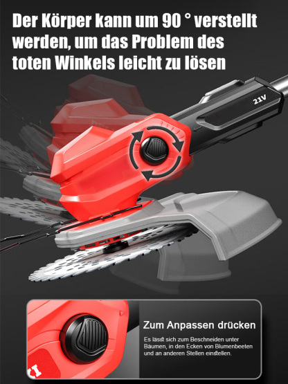 Hocheffizienter bürstenloser Lithium-Akku-Rasenmäher