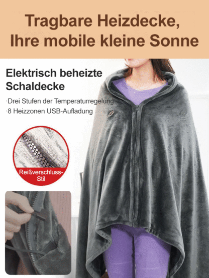 [Eine Decke für viele Zwecke] Multifunktionaler Heizschal