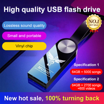 Hochwertiger Auto-USB-Stick, reibungslose Wiedergabe ohne Verzögerung