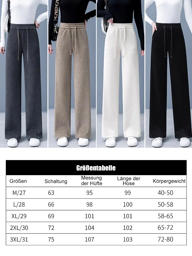 Hose mit geradem Bein