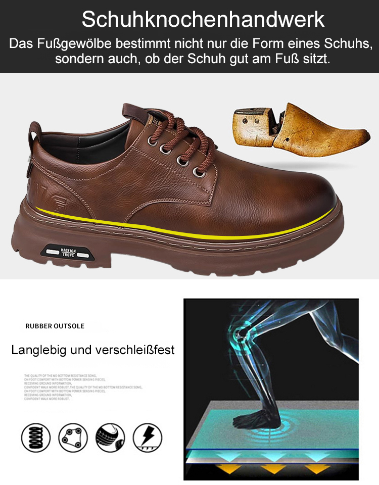 【Dasselbe wie im Geschäft】Herren Arbeits- und Freizeitschuhe, 2 Paar für nur 69 €👞