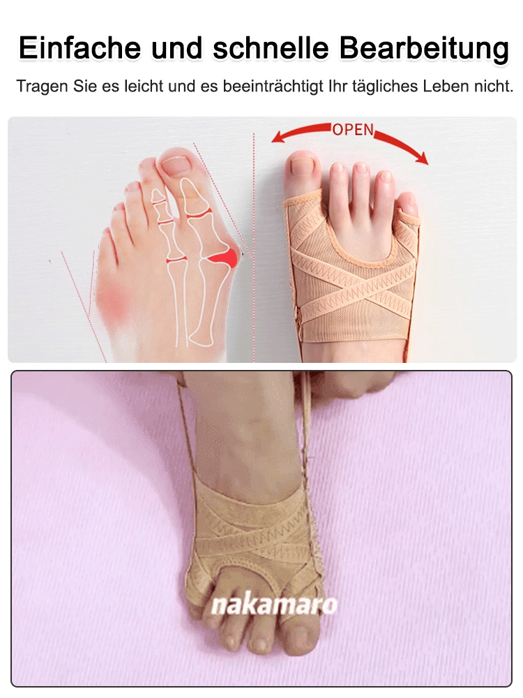 Verabschieden Sie sich in 7 Tagen von Hallux Valgus und Wadenvalgus, 0 negative Bewertungen