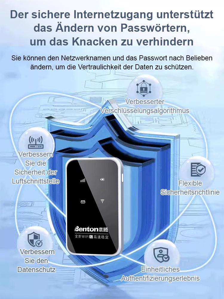 Ein Muss für unterwegs, ein tragbares WLAN-Internet-Tool, kostenloser Internetzugang