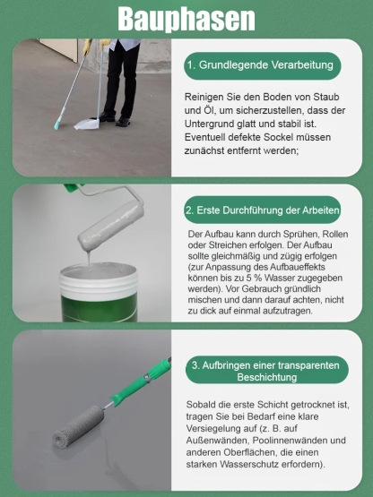 【Automatische Reparatur von Rissen】Universelle wasserdichte Beschichtung