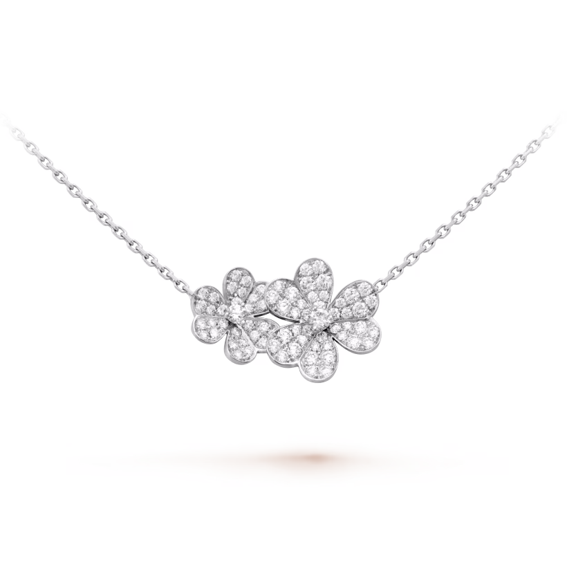 Frivole necklace, 9 flowers