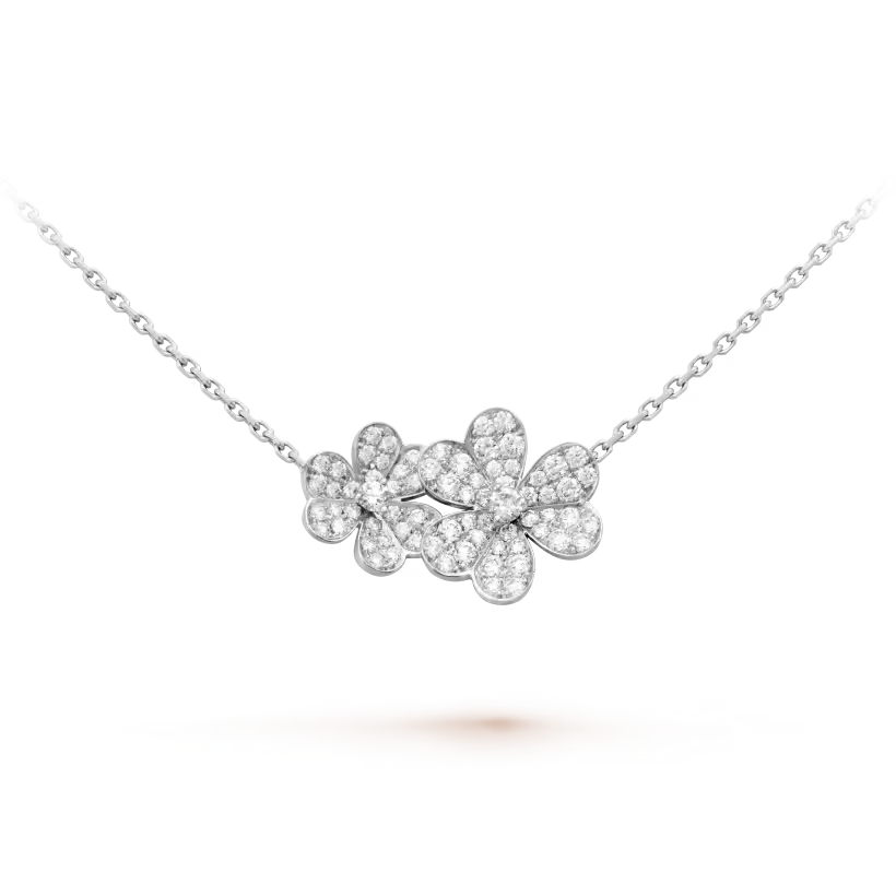 Frivole necklace, 9 flowers