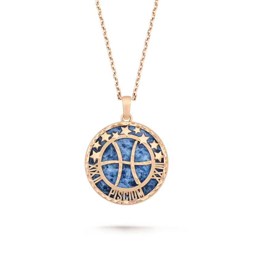 Zodiaque long necklace Piscium