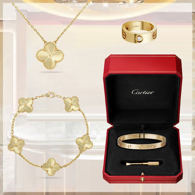 4-Piece Gold Jewelry Set