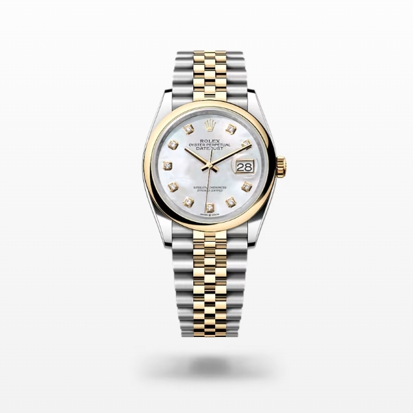 Datejust 36 Mother of Pearl Domed Bezel Watch 126203-0023