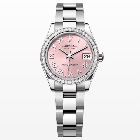Datejust 278384RBR-0023 Pink 31mm Dial Oyster Watch