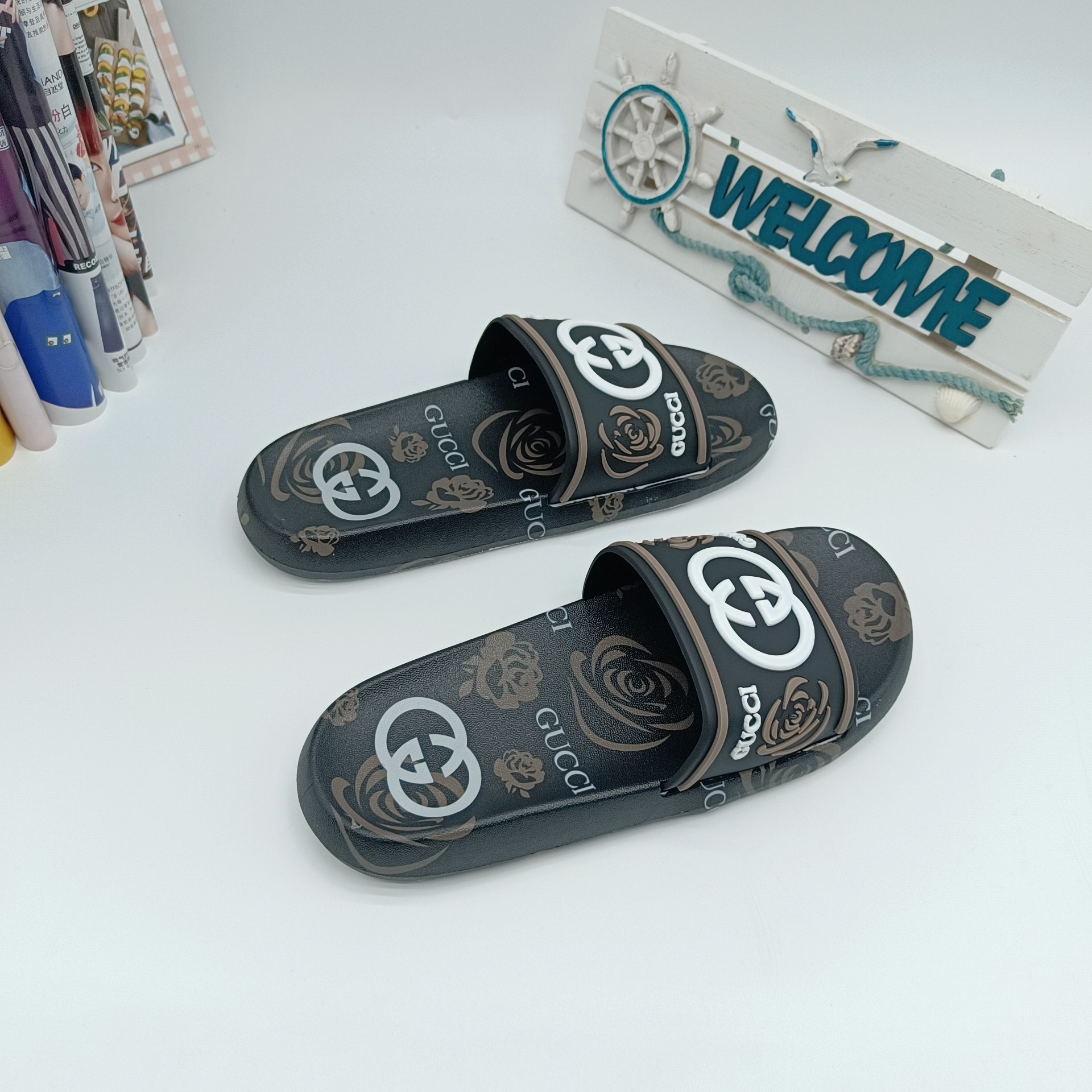 Women Supreme Sheepskin Platform Slides