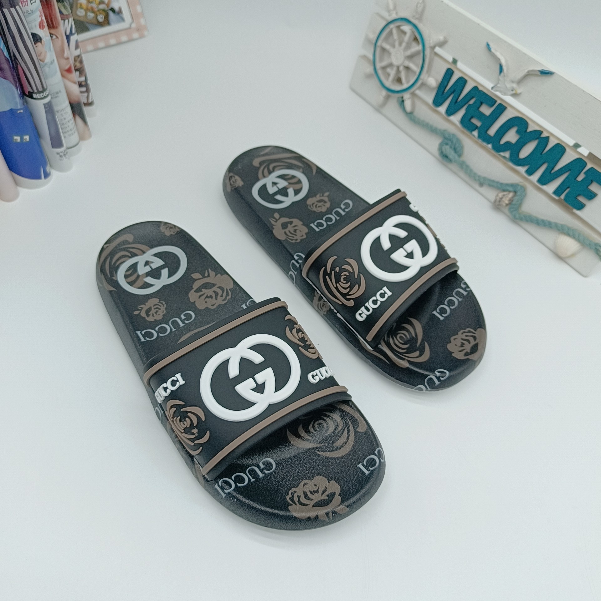 Women Supreme Sheepskin Platform Slides