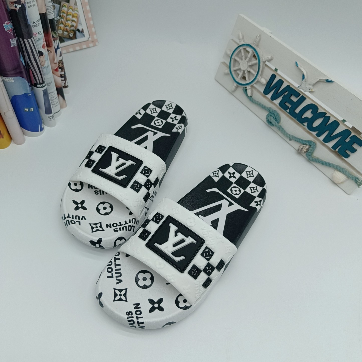 Monogram Logo Slippers