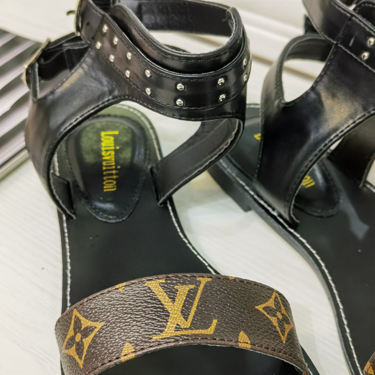 Nomad Monogram Sandals