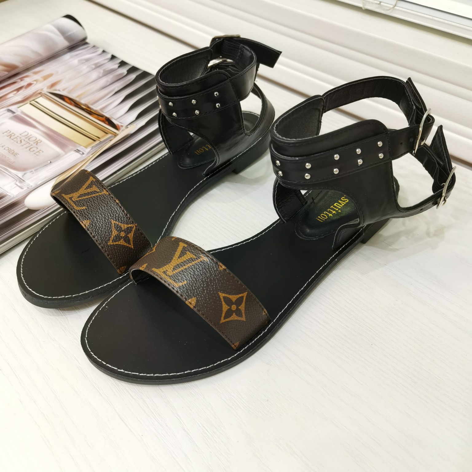 Nomad Monogram Sandals