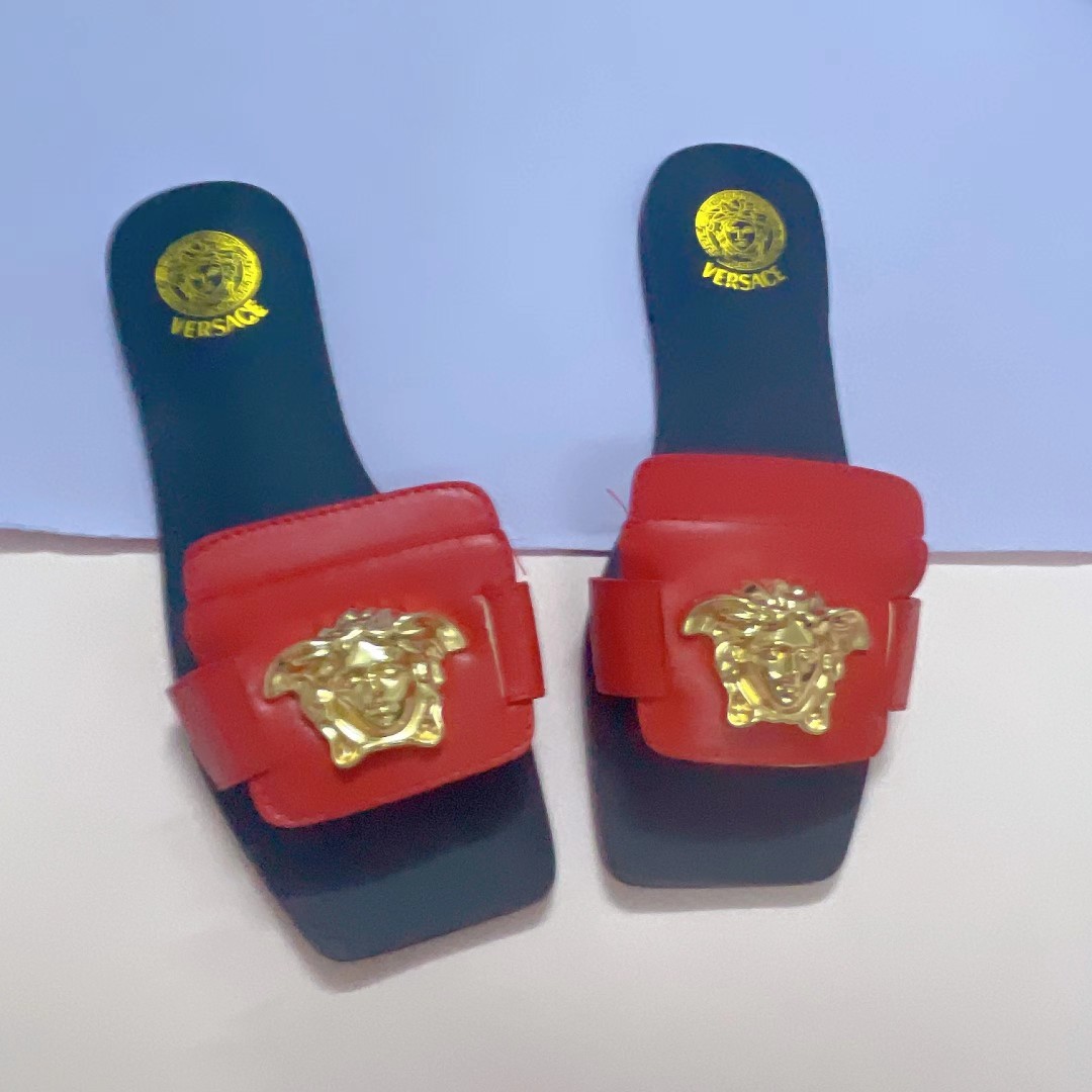 Leather Flat Sandals