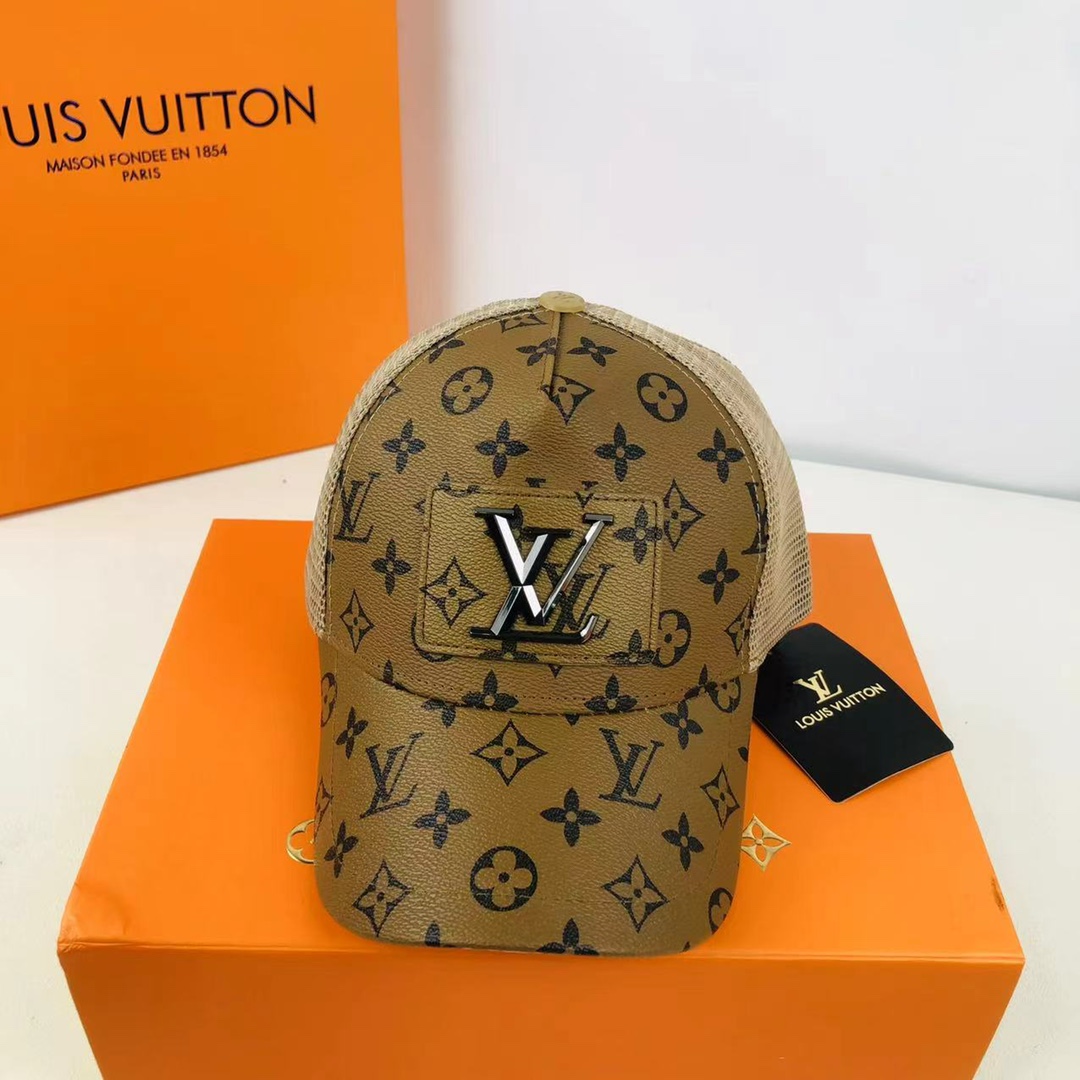 Designer Cap Sun Hat Brown
