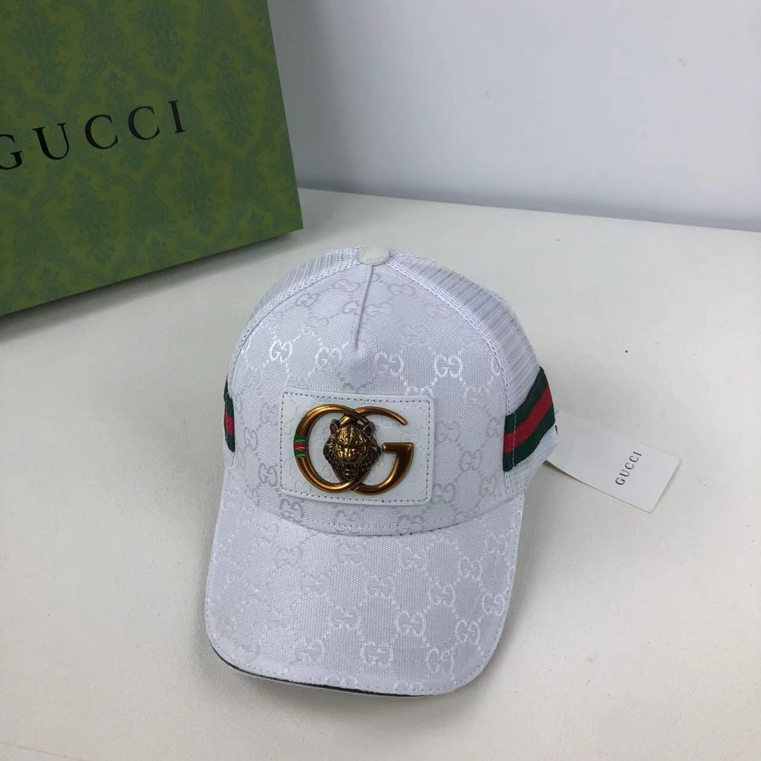 Half Net Double G Metal Logo Premium Mash Cap