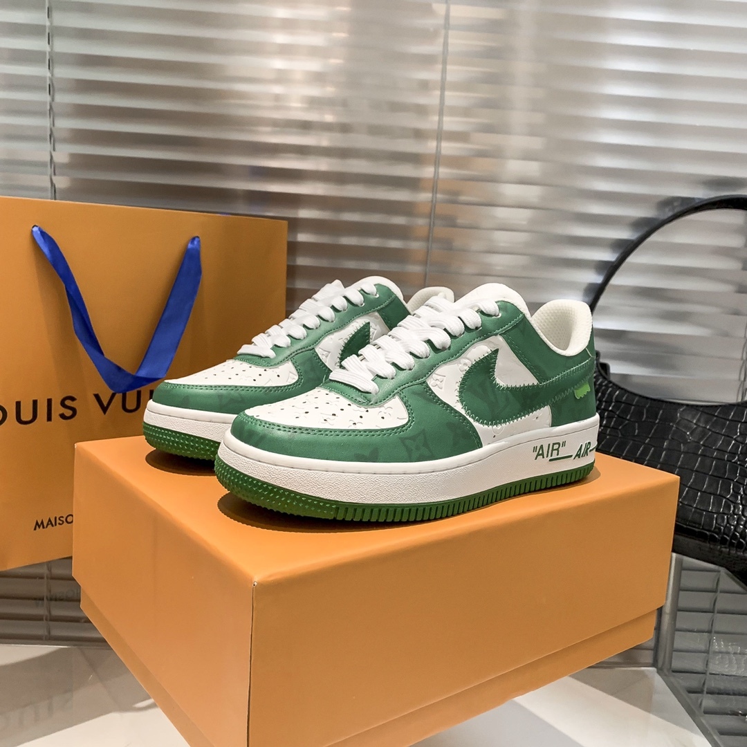 Air Force 1 Low "Virgil Abloh - White/Green" sneakers