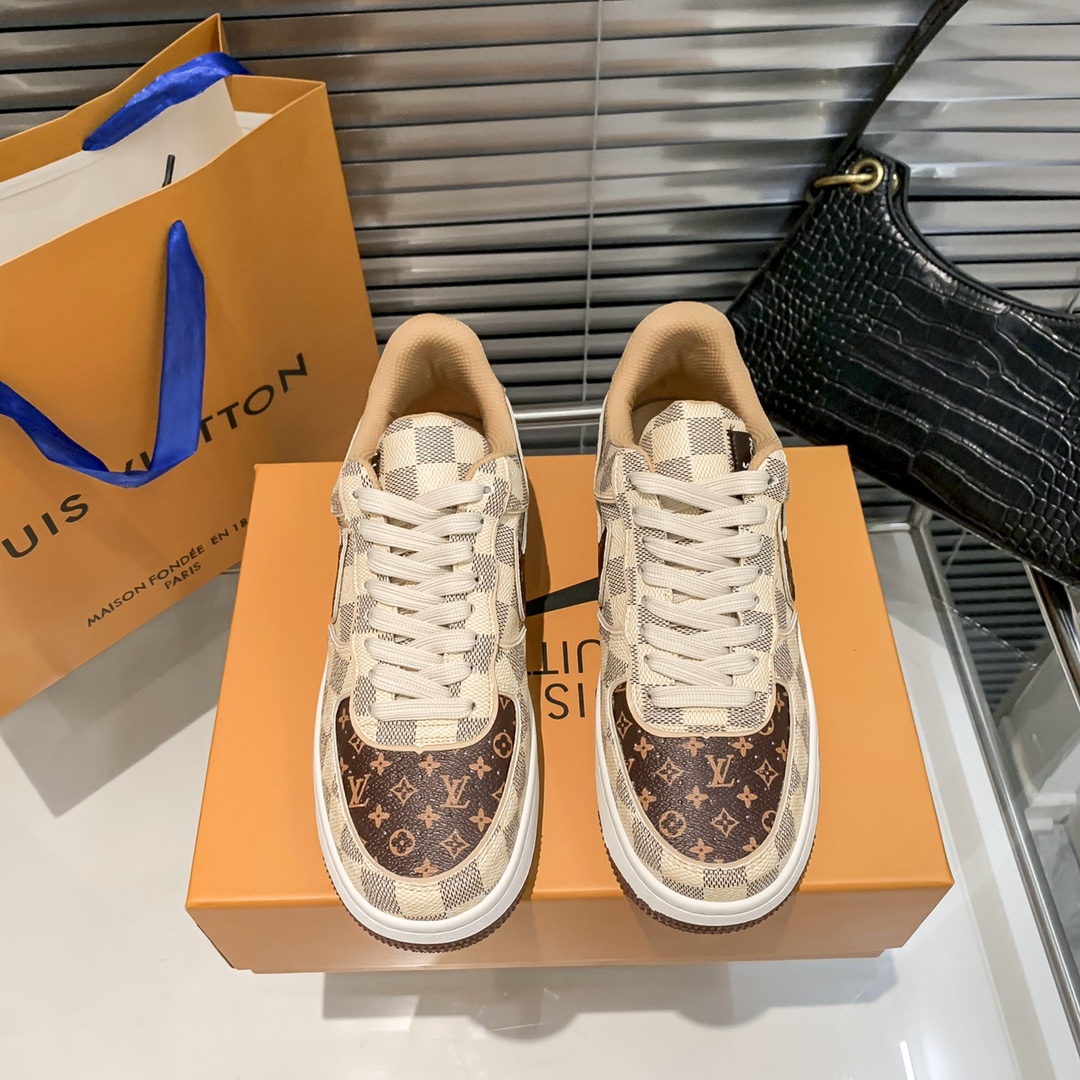 Air Force 1 Low "Virgil Abloh - Beige/Coffee" sneakers