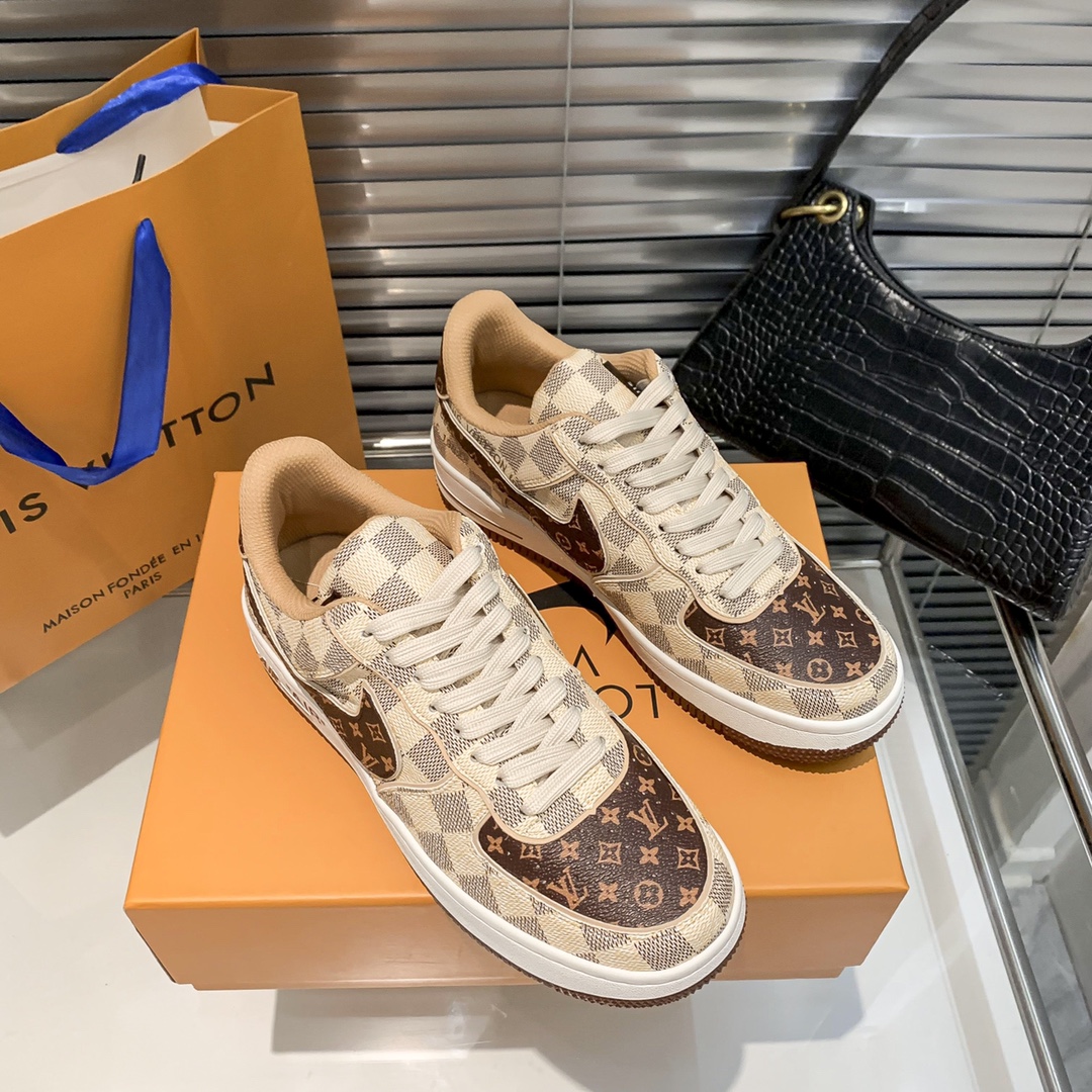 Air Force 1 Low "Virgil Abloh - Beige/Coffee" sneakers