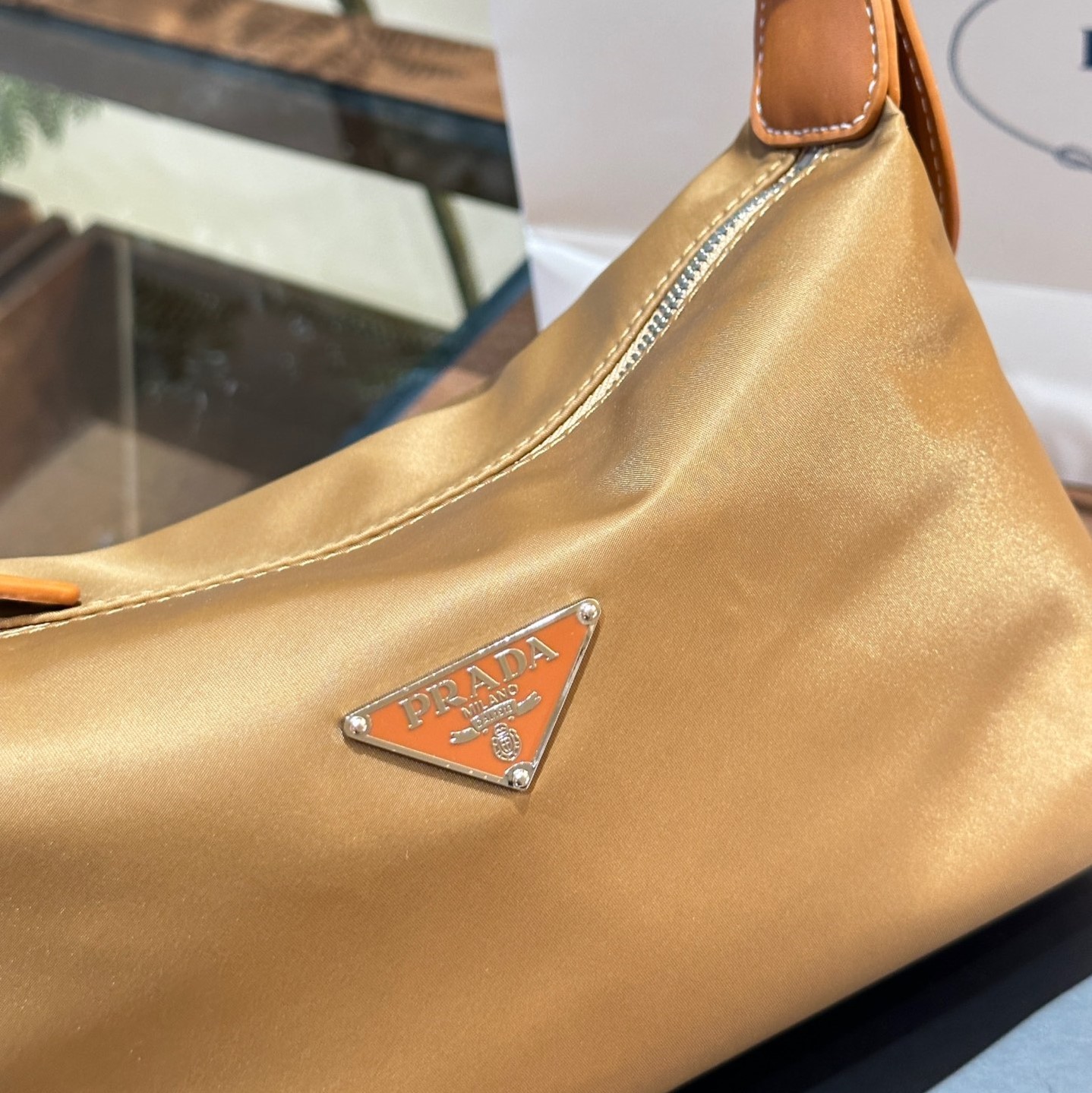 Re-Edition 2005 Re-Nylon and Saffiano mini bag