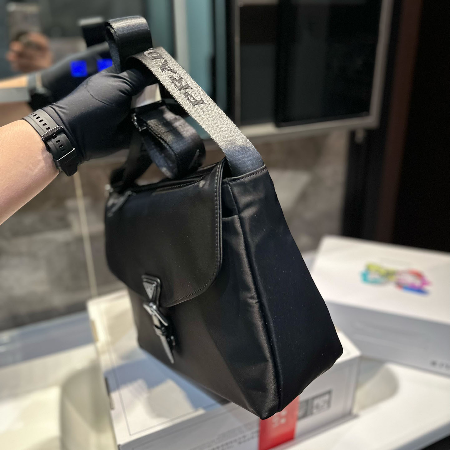 Re-Nylon shoulder bag