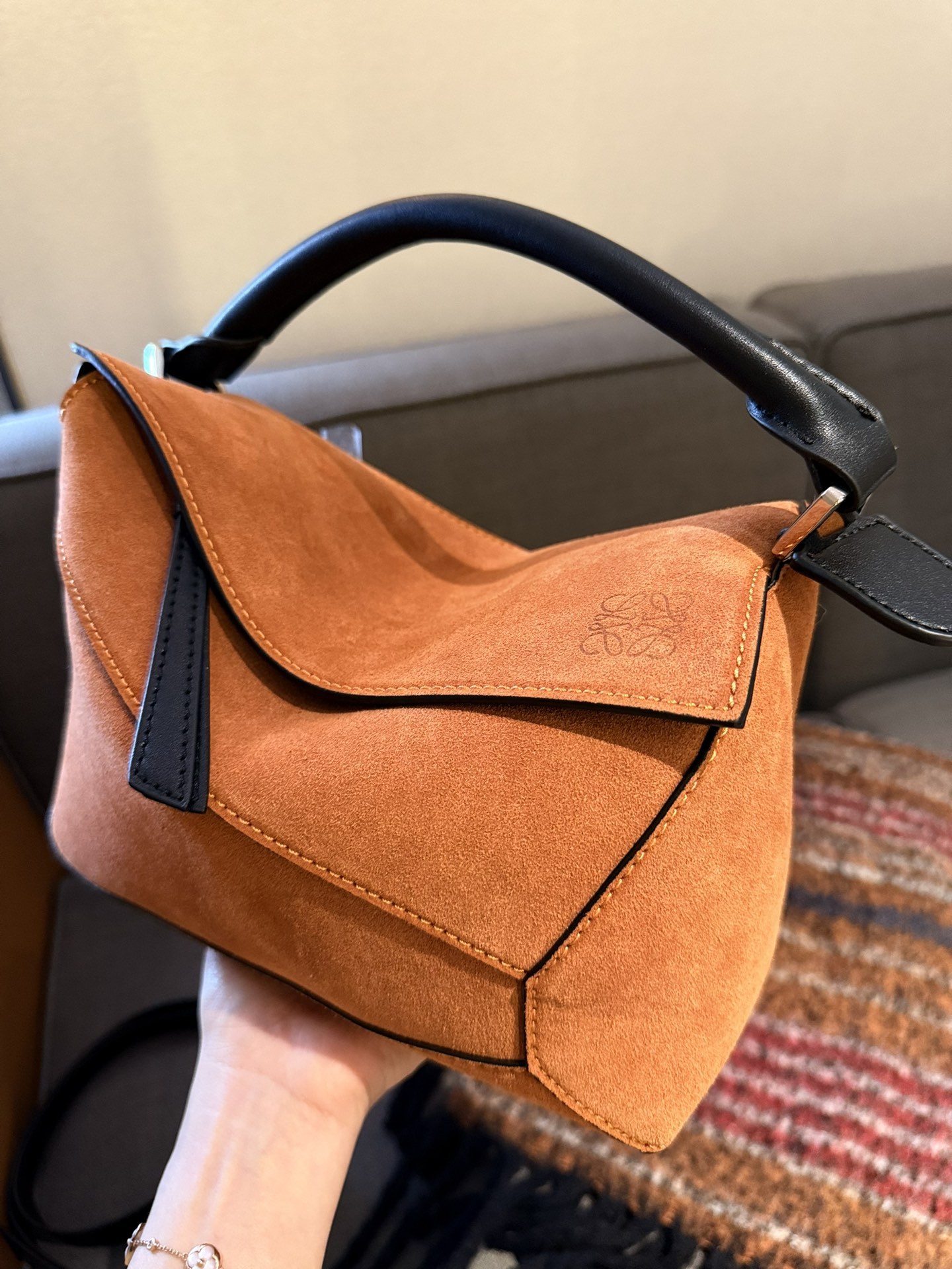 Small Puzzle bag in classic calfskin