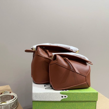Puzzle bag in classic calfskin
