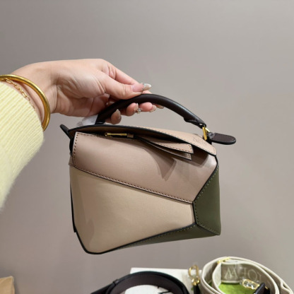 Puzzle bag in classic calfskin