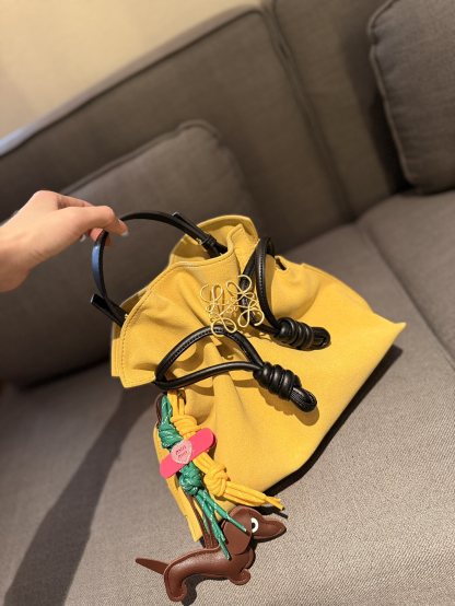 Flamenco clutch in nappa calfskin