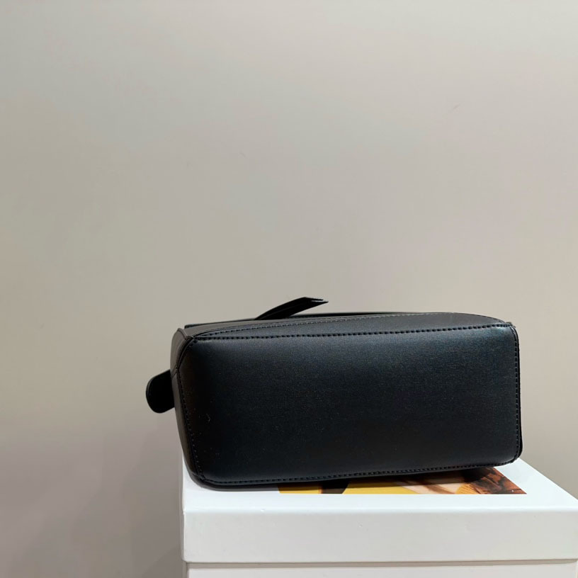 Puzzle bag in soft grained calfskin