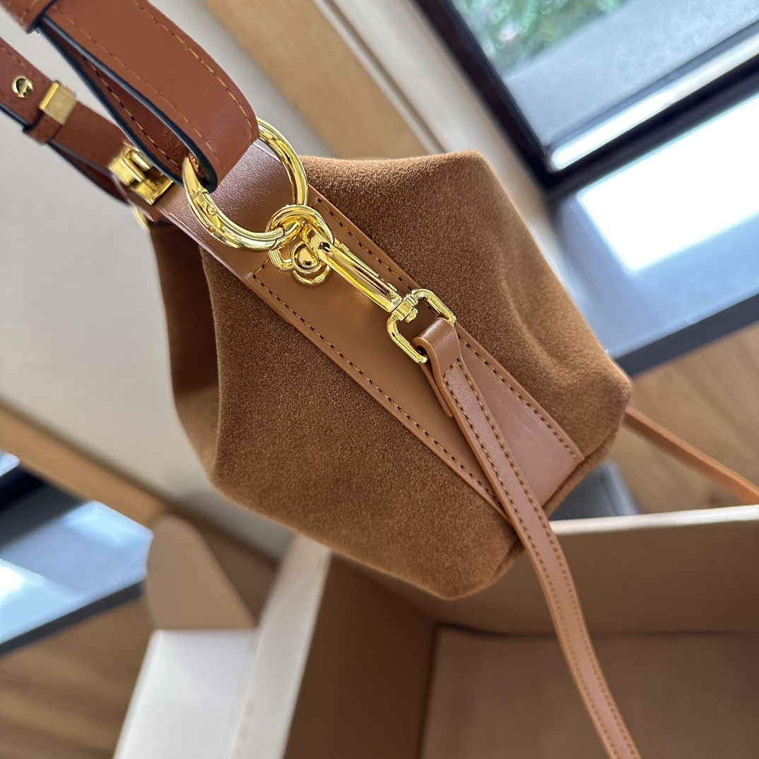 Cubi Anagram Jacquard & Calfskin Shoulder Bag