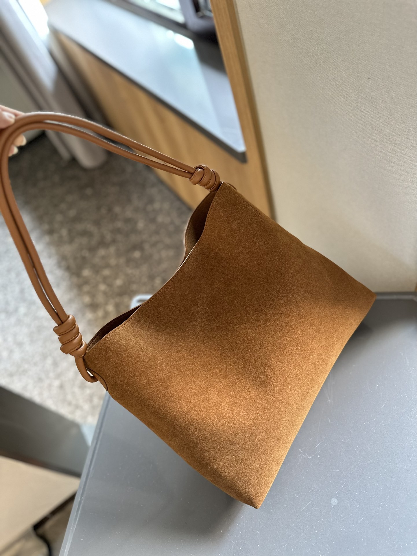 Suede Shoulder Bag