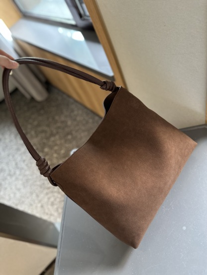 Suede Shoulder Bag