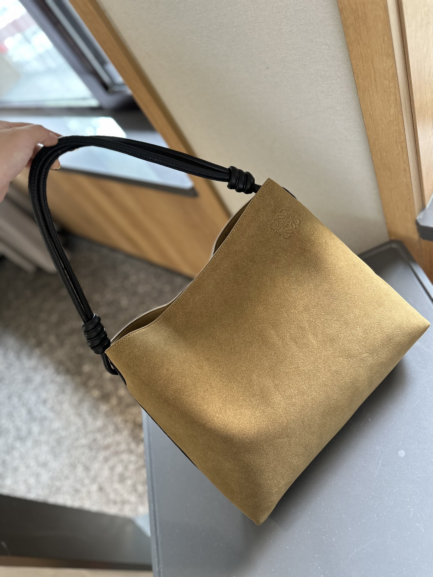 Suede Shoulder Bag